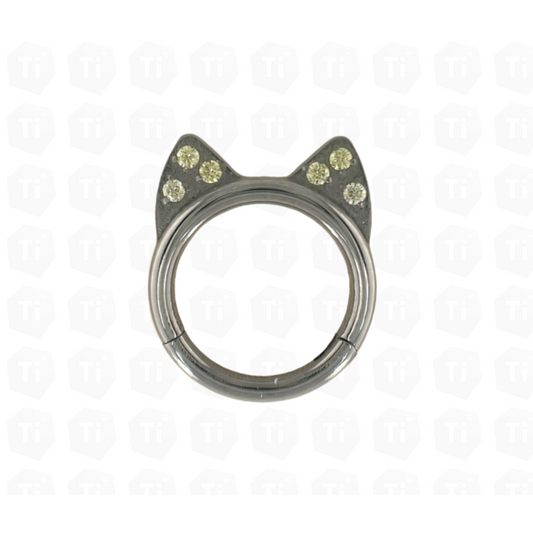 Golden Kitty Ring