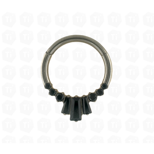 Liquorice Freyja Hinge Ring